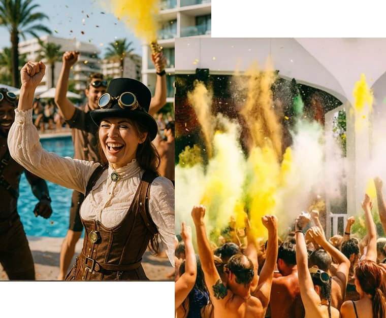 Festes temàtiques úniques als hotels MedPlaya